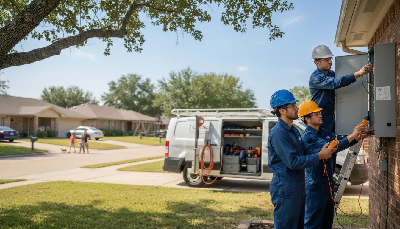 Certified electrician providing emergency electrical services in Wellsville, OH